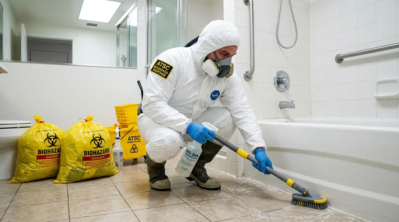 Decontamination equipment deployed for Blood Cleanup in Prichard